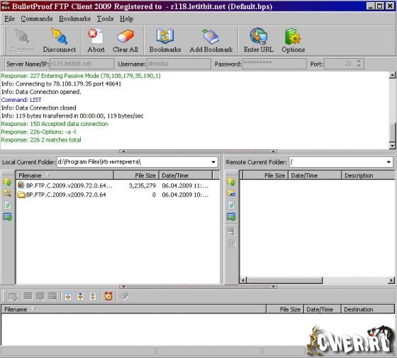 BulletProof FTP Client 2009 v2009.72.0.64