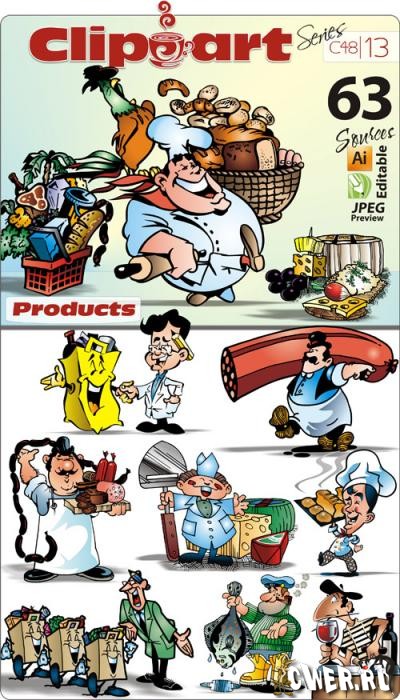 ClipArt Series C-13. Products