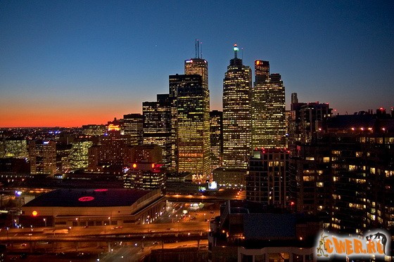 фотографии ночных городов мира