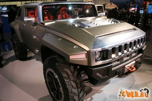 Концептуальный внедорожник на биотопливе Hummer HX представлен в Детройте