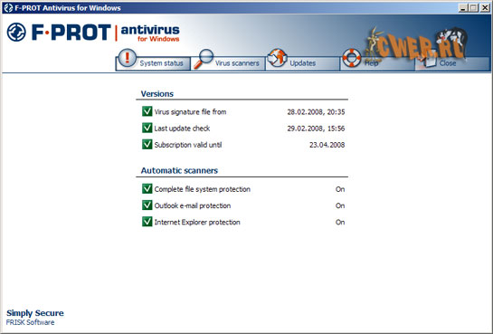 F-Prot Antivirus 6.0.8.0