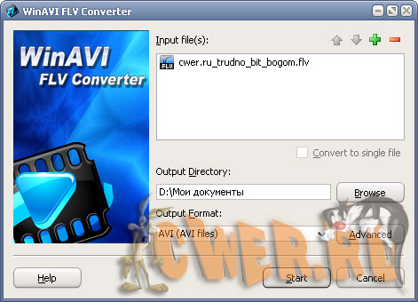 Portable WinAVI FLV Converter 1.01.1273