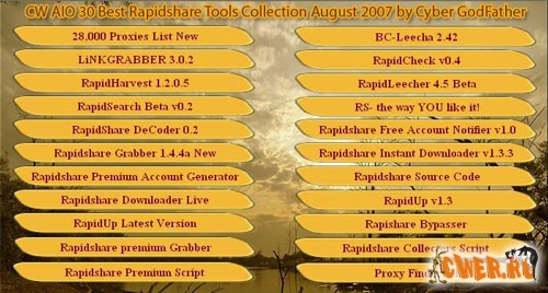 Best Rapidshare Tools Collection August 2007