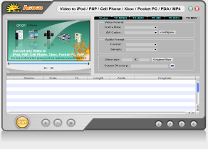 Agogo Video to iPod/PSP/Cell Phone/Xbox/Pocket PC/PDA/MP4 v3.62