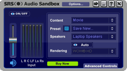 SRS Audio Sandbox 1.6.1.0