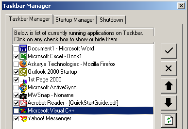 TaskBar Manager 3.5