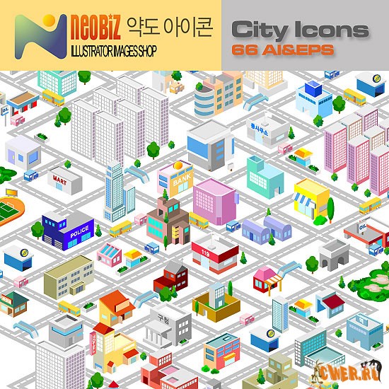 Векторные иконки от Neobiz - City Icons