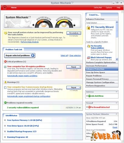 System Mechanic Professional 7.1.15