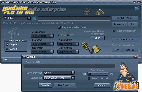 YouTube FLV to AVI Suite Enerprise 2.3.3