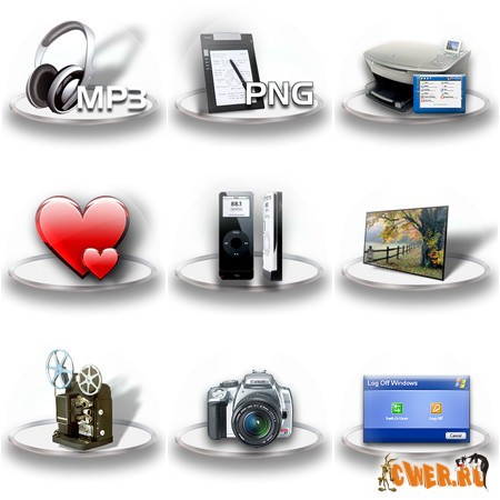 Exhibit Dock Icons