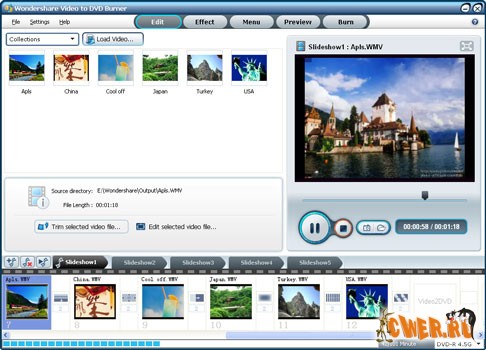 Wondershare Video to DVD Burner v2.0.17