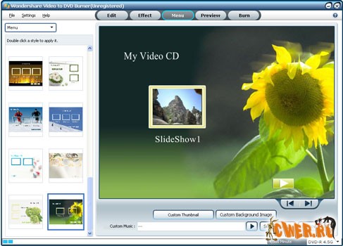 Wondershare Video to DVD Burner v2.0.17