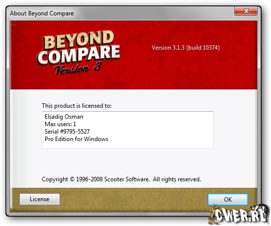 beyond compare 4 windows license key