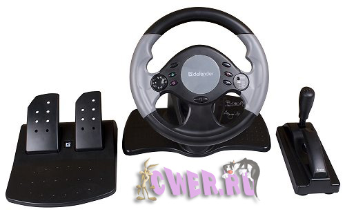 Игровой руль Defender Extreme Turbo для РС/PlayStation 2
