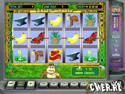 Игровой автомат Crazy Monkey онлайн
