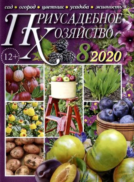 Приусадебное хозяйство №8 август 2020 + приложения Цветы в саду и дома Дачная кухня