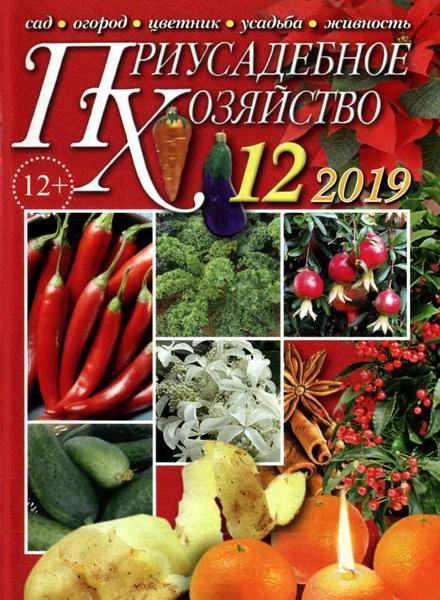 Приусадебное хозяйство №12 декабрь 2019 + приложения Цветы в саду и дома Дачная кухня