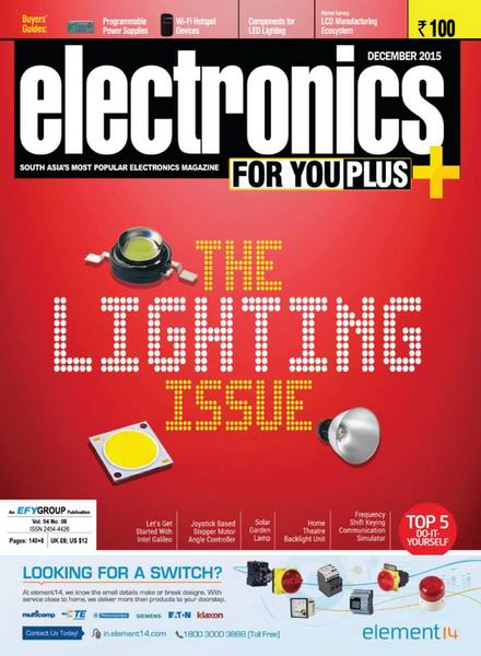 Electronics For You №12 декабрь December 2015