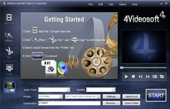 4Videosoft AVI Video Converter 3