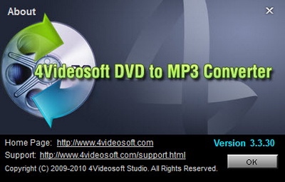 4Videosoft DVD to MP3 Converter 3.3.30