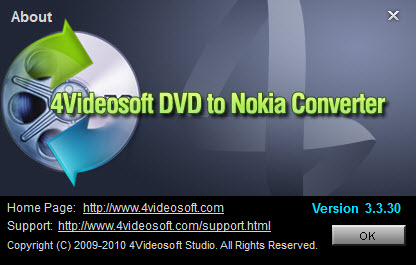 4Videosoft DVD to Nokia Converter 3.3.30