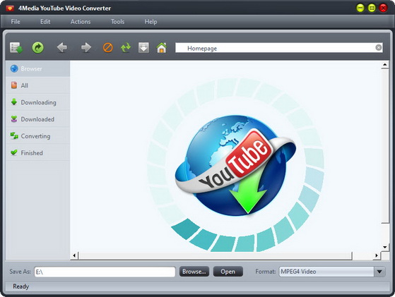 Программа конвертирует видео файлы в большинство популярных видео