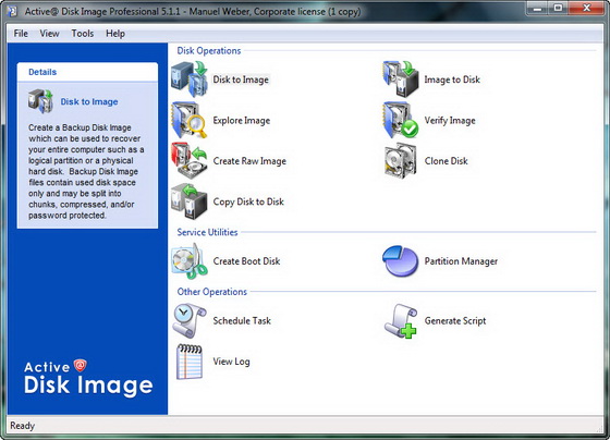 Active@ Disk Image 5.1.1
