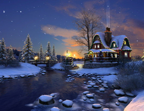 White Christmas 3D Screensaver and Animated Wallpaper 1.0.3