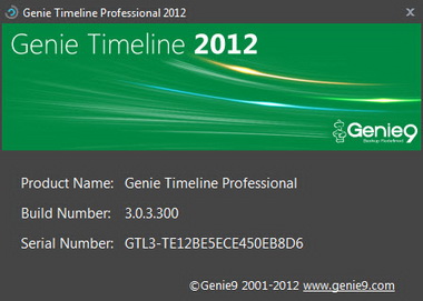 Genie Timeline Professional 2012 3.0.3.300