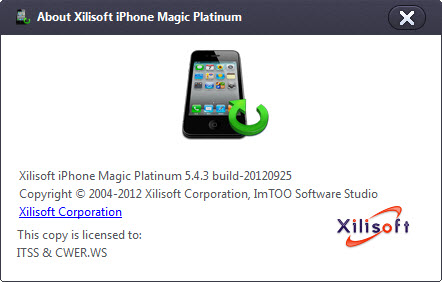 Xilisoft iPhone Magic Platinum 5.4.3 Build 20120925