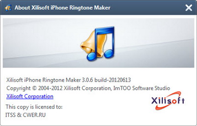 Xilisoft iPhone Ringtone Maker 3.0.6 Build 20120613