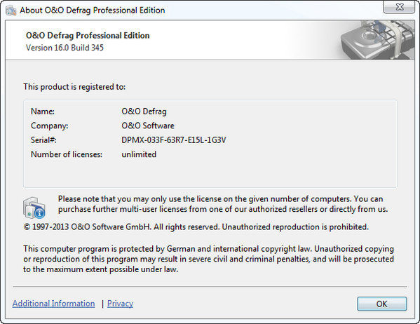 O&O Defrag Professional