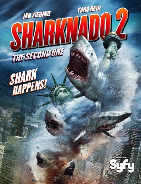 Акулий торнадо 2 / Sharknado 2: The Second One (2014) HDTVRip