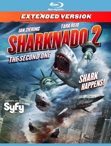 Акулий торнадо 2 / Sharknado 2: The Second One (2014) HDRip
