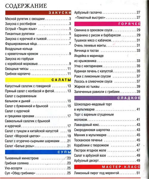 содержание