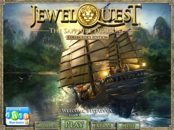Jewel Quest. The Sapphire Dragon. Collector's Edition (2011)