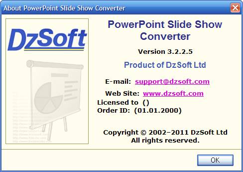 FULL DzSoft PowerPoint Slide Show Converter 3.2.2.5