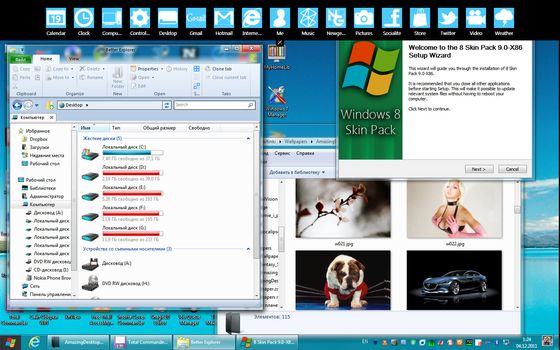 Windows 8 Skin Pack 9.0