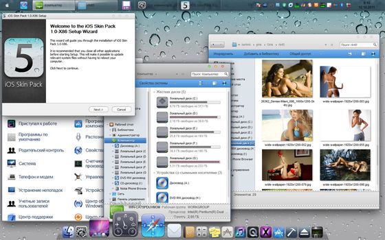 iOS Skin Pack 1.0 for Windows 7