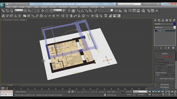 Профессиональное создание интерьеров в 3DS MAX3