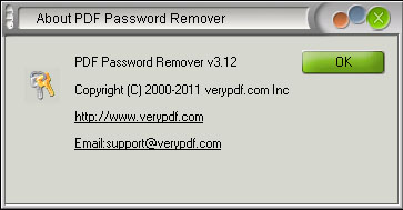 About PDF Password Remover