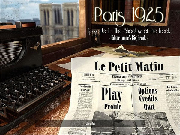 Paris 1925. Episode 1: The Shadow of the Freak (2012)