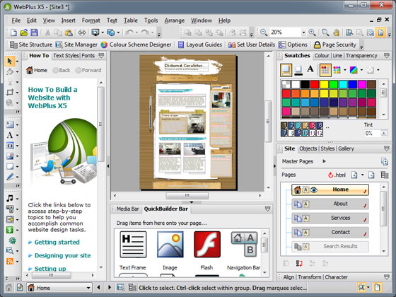 serif webplus x5 web design software free download
