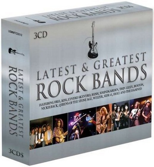 скачат ьLatest & Greatest Rock Bands. 3CD (2011)