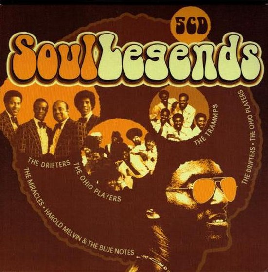 скачать Soul Legends: Harold Melvin & The Blue Notes, The Miracles, The Ohio Players, The Trammps, The Drifters 5CD (2006) FLAC