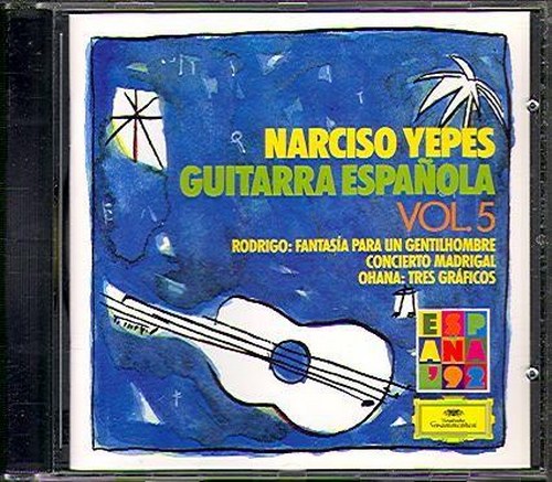 Narciso Yepes. Guitarra Espanola: 5CD box (1992)
