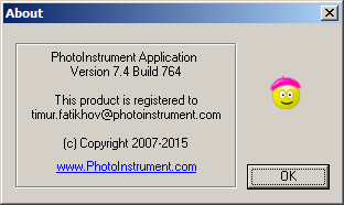 PhotoInstrument 7.4 Build 764