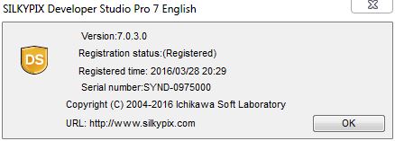 SILKYPIX Developer Studio Pro 7.0.3.0