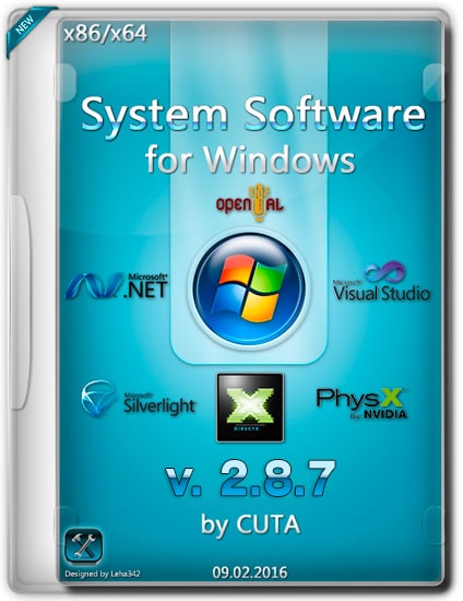 System software for Windows 2.8.7