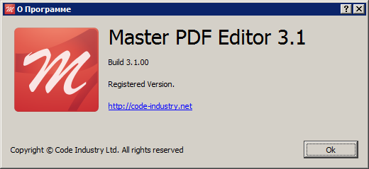 Master PDF Editor 3.1.00 